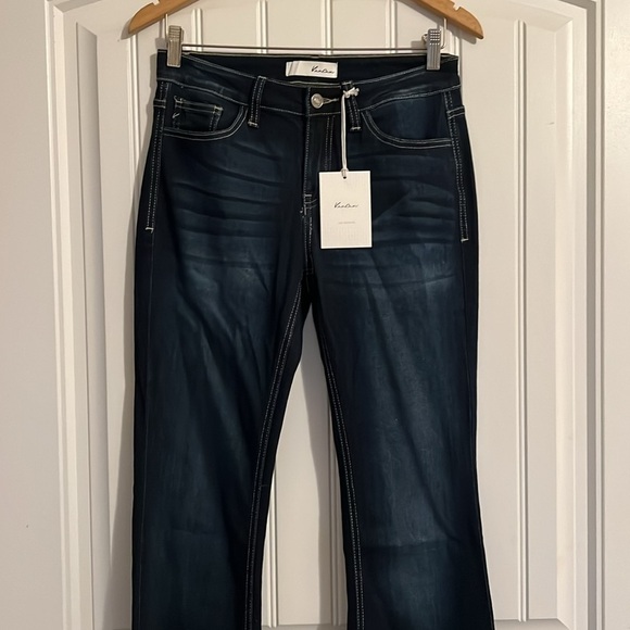 Kancan Flare High Rise Jeans Size 7 /27 new - Picture 1 of 9